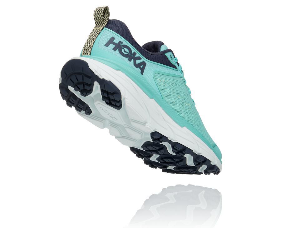 Hoka One One Trainers Womens Blue/White - Challenger ATR 6 - 54371IYJQ